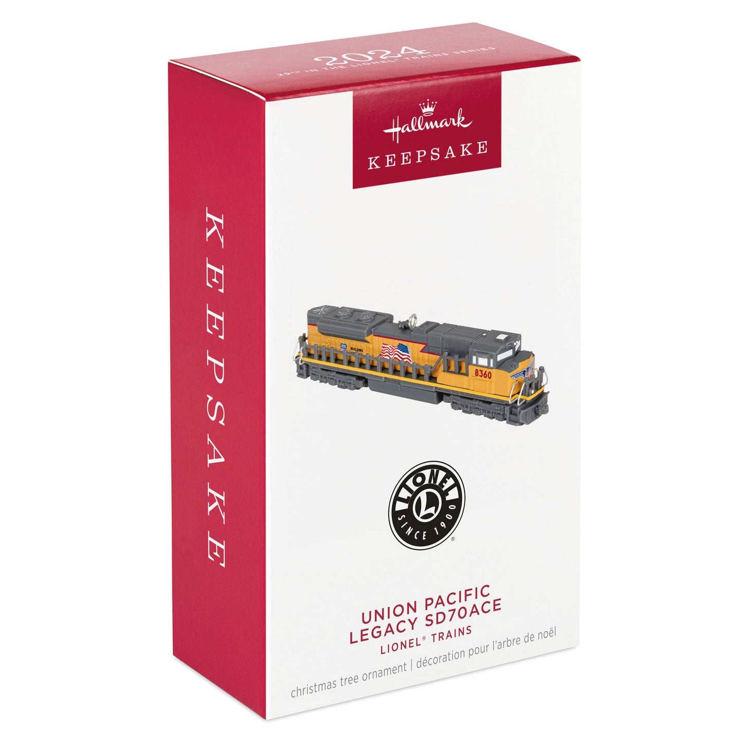 Lionel Trains Union Pacific Legacy SD70ACE Metal 2024 Keepsake Ornament