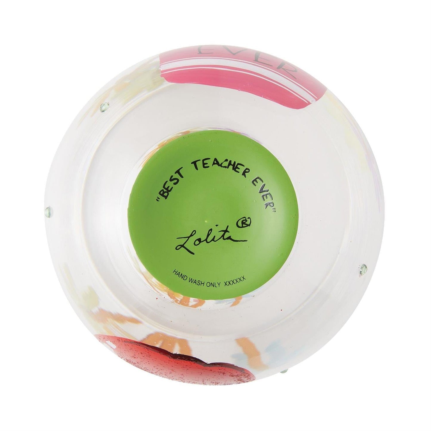 Lolita Best Teacher Stemless Wine Glass