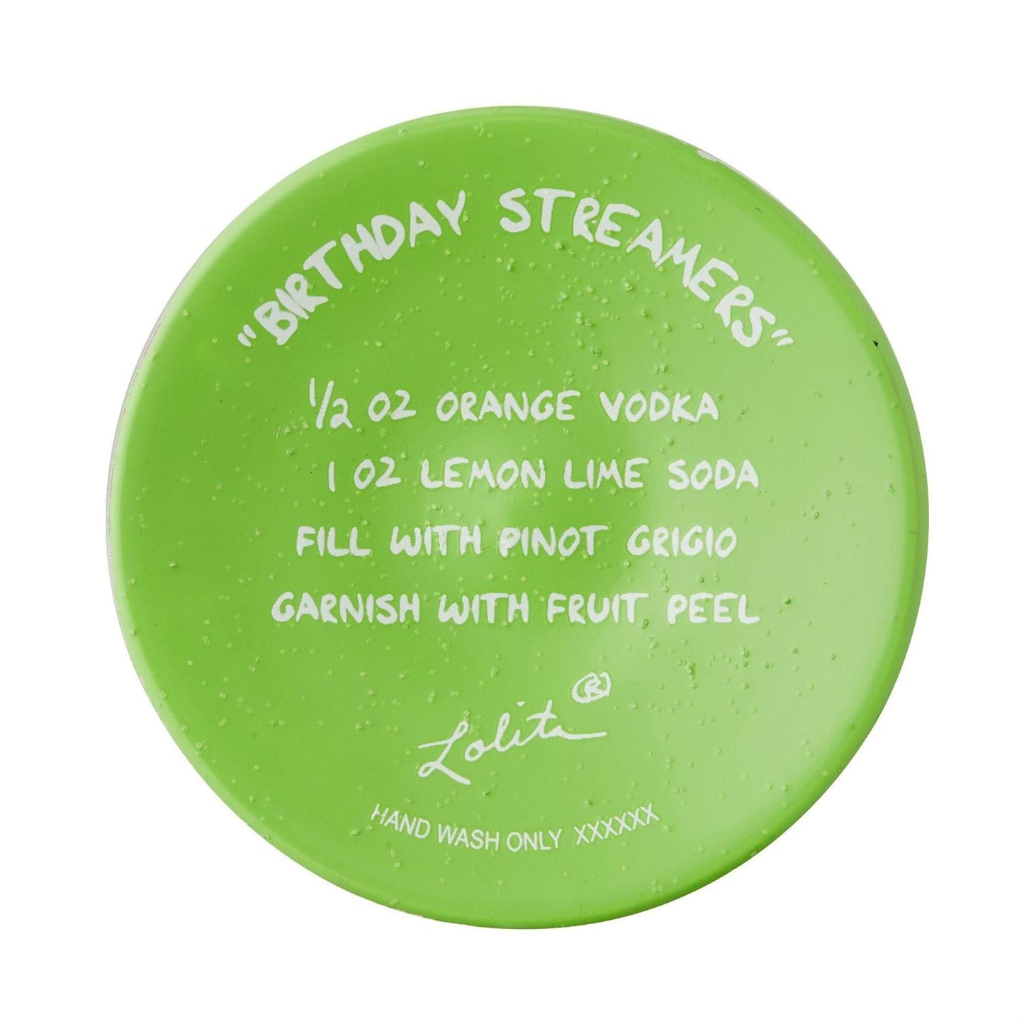 Lolita Wine Glass Birthday Streamers