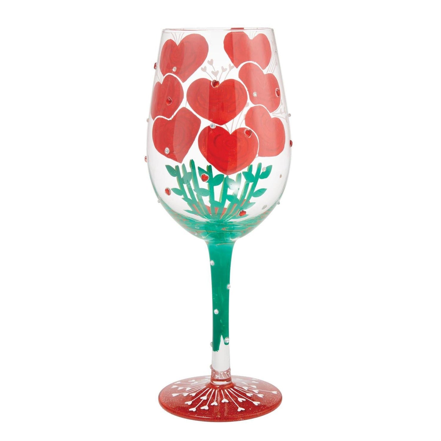 Lolita Wine Glass Valentine's Bouquet