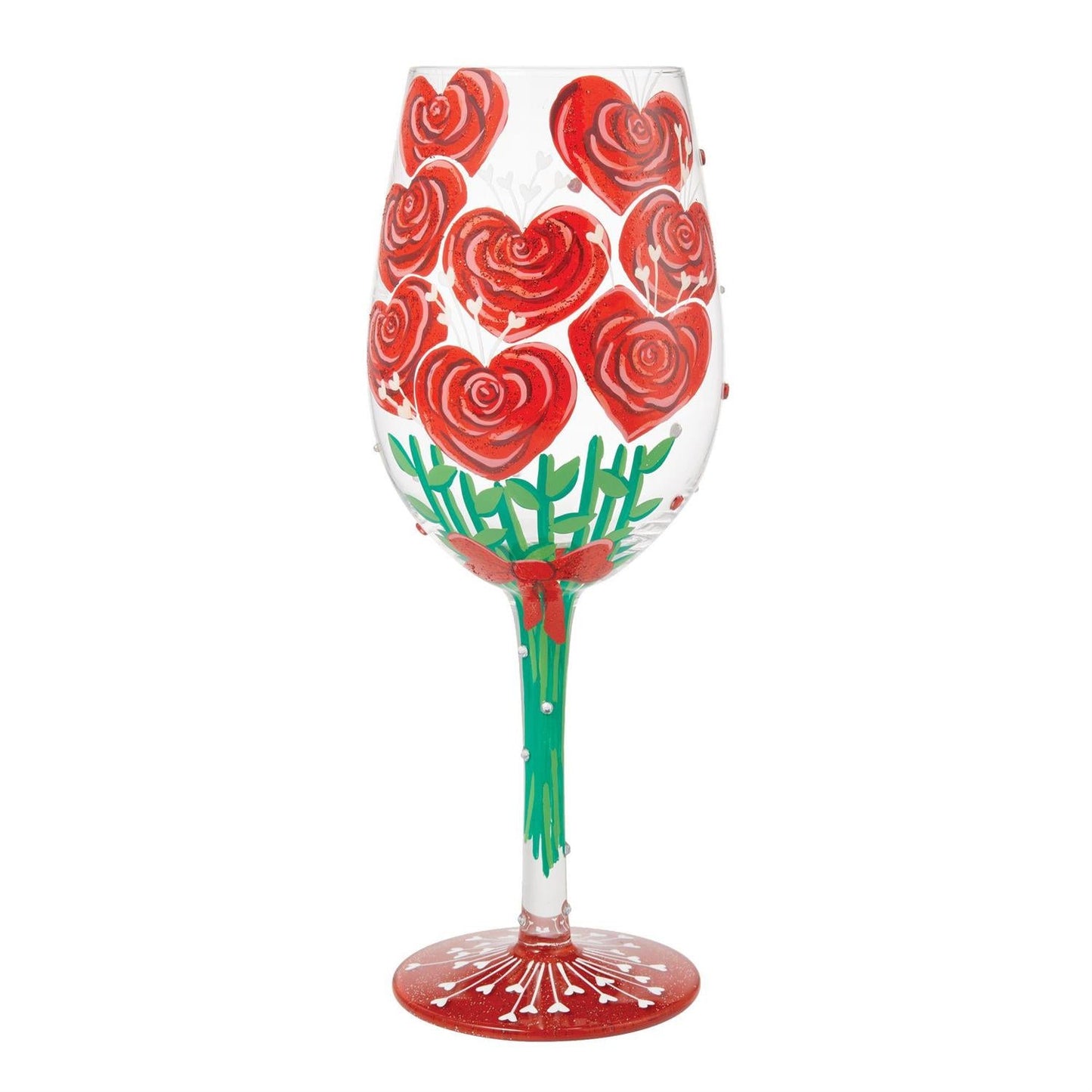 Lolita Wine Glass Valentine's Bouquet
