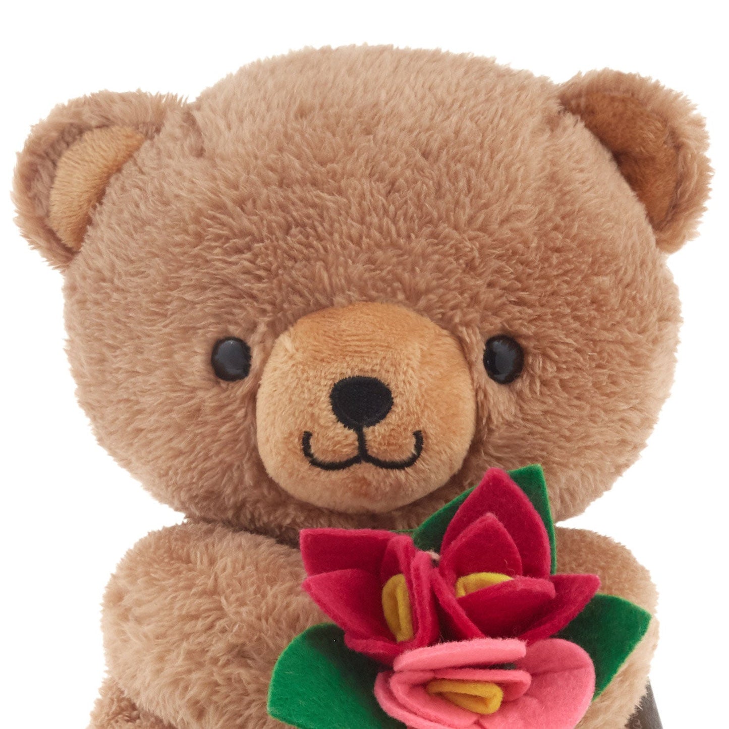 Love You Bouquet Bearing Bear Plush, 8"