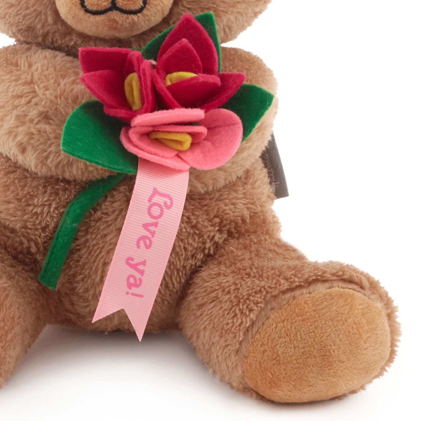 Love You Bouquet Bearing Bear Plush, 8"