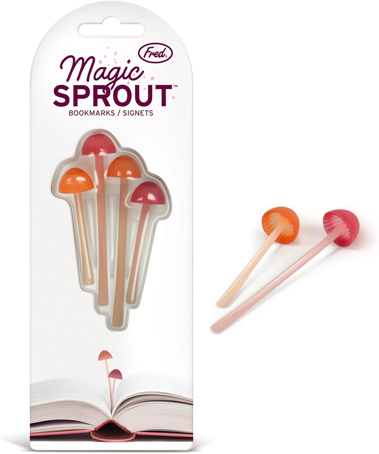 Magic Sprout, Mini - Mushroom Bookmarks Set of 4