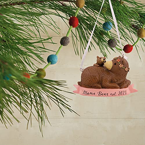 Mama Bear New Mom Dated 2021 Christmas Ornament