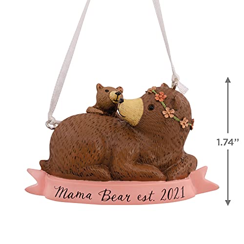 Mama Bear New Mom Dated 2021 Christmas Ornament