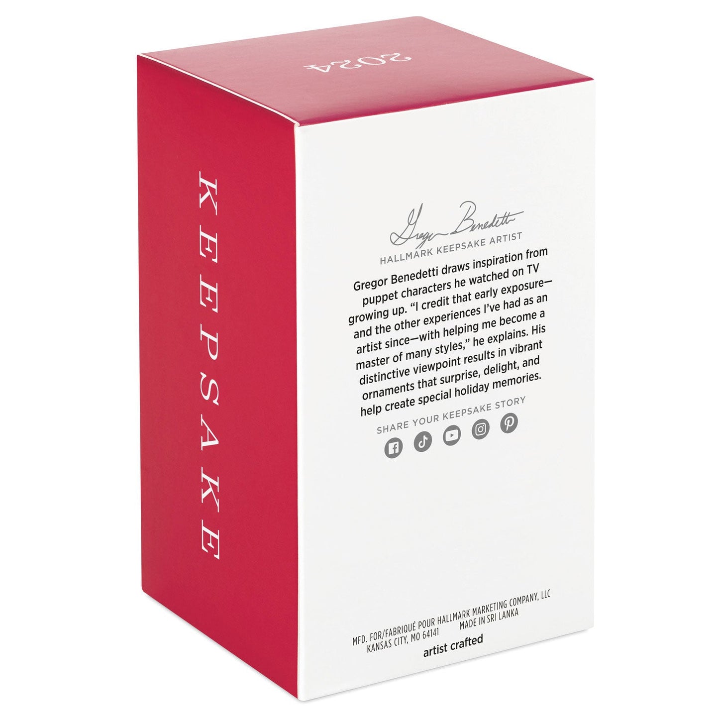 Merry Mice With Popcorn Garland 2024 Keepsake Ornament