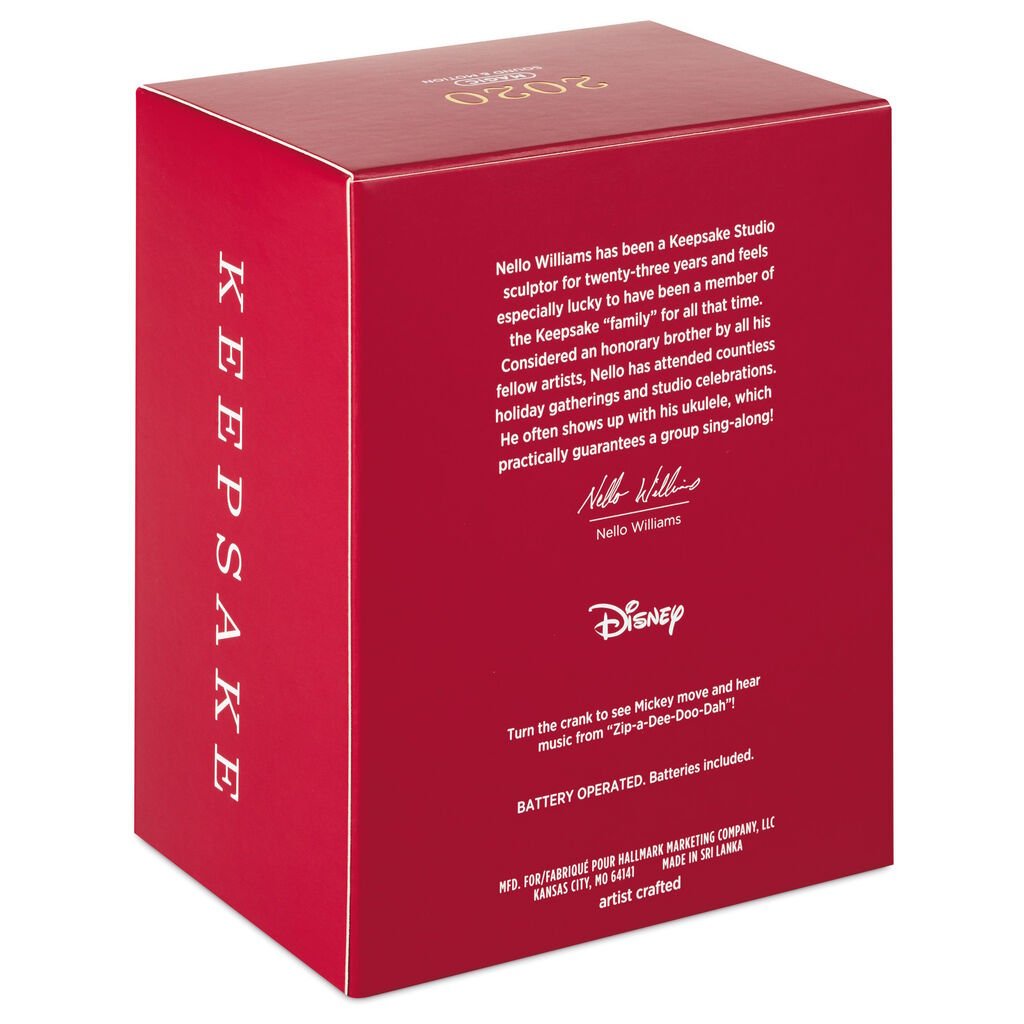 Mickey the Musician, 2020 Keepsake Ornament (RARE)
