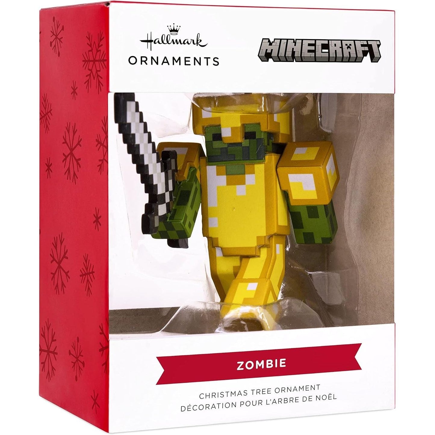 Minecraft Zombie with Sword and Armor Hallmark Ornament