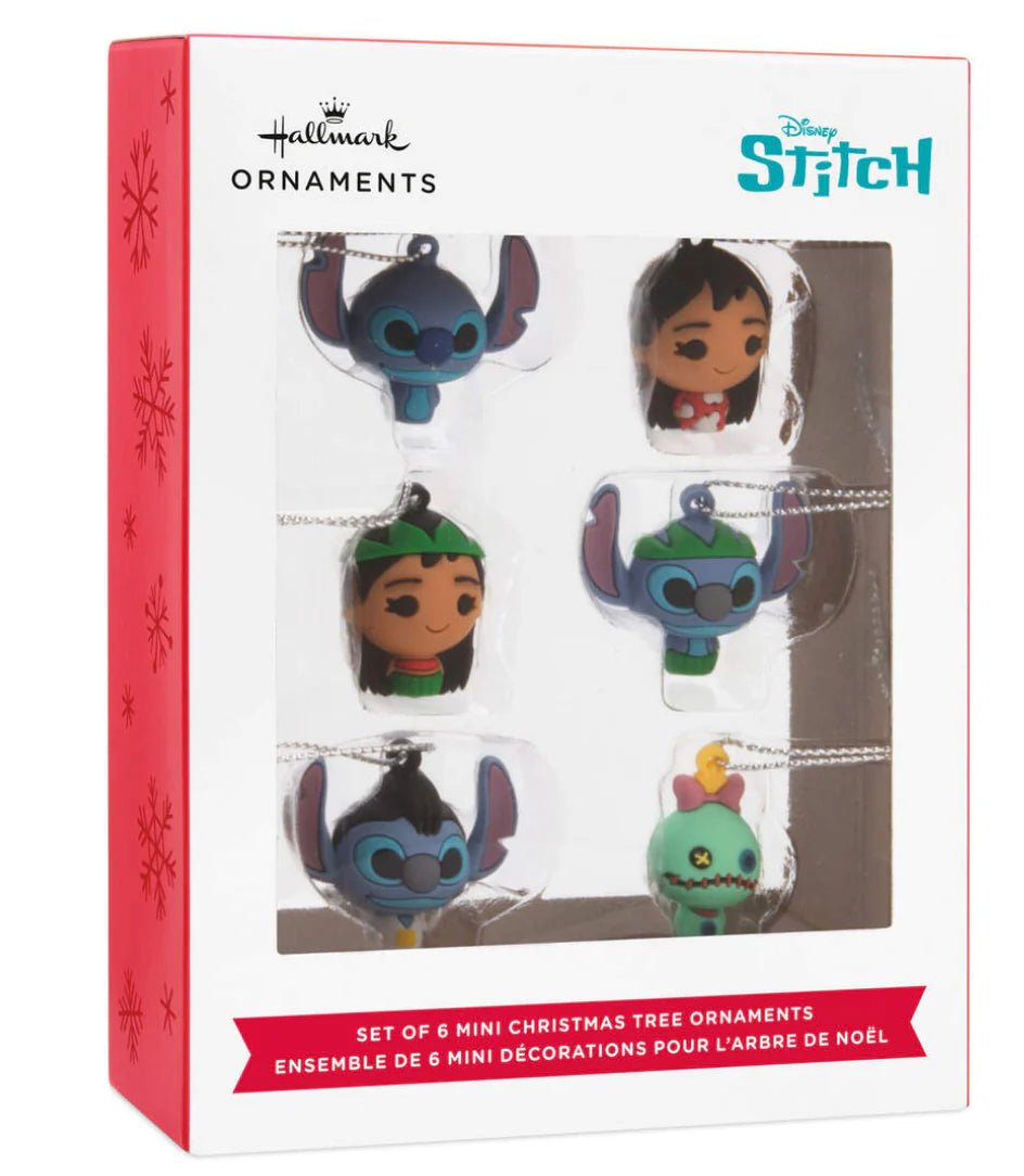 Mini Disney Lilo & Stitch® Shatterproof Hallmark Ornaments, Set of 6