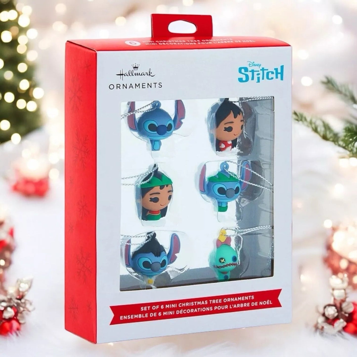 Mini Disney Lilo & Stitch® Shatterproof Hallmark Ornaments, Set of 6
