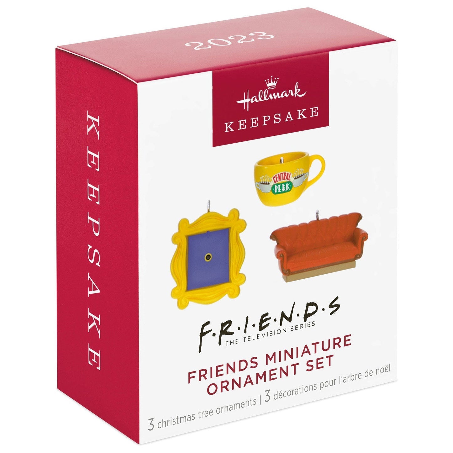 Mini Friends Coffee Cup, Frame and Couch, 2023 Keepsake Ornaments, Set of 3