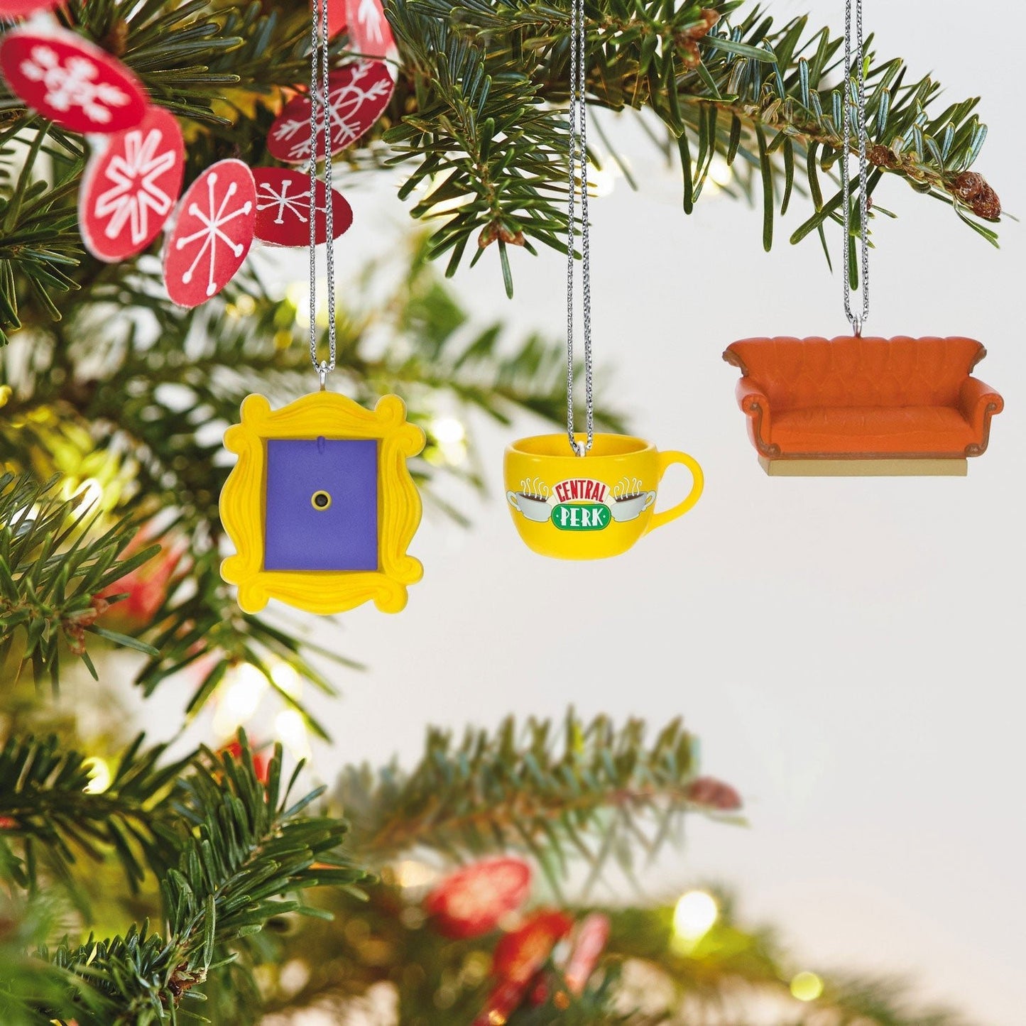 Mini Friends Coffee Cup, Frame and Couch, 2023 Keepsake Ornaments, Set of 3
