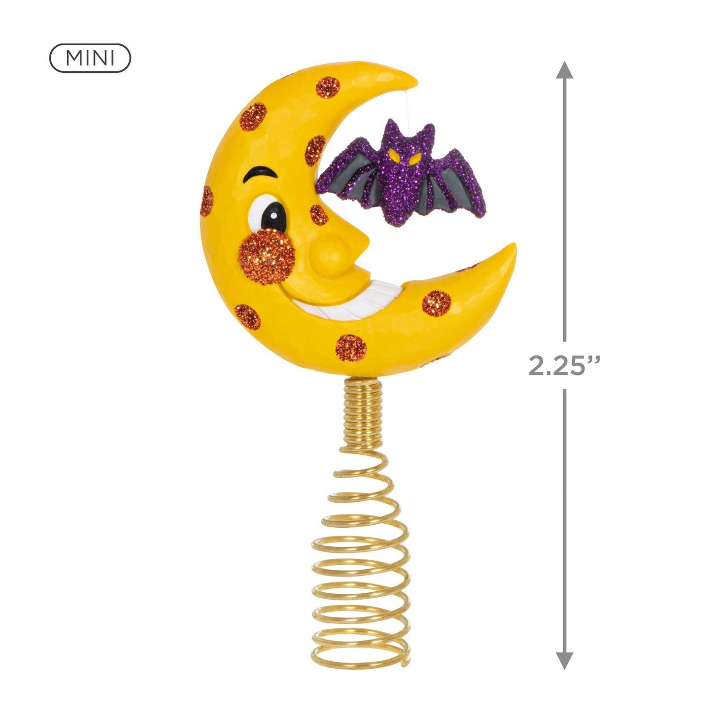 Mini Halloween Tree Topper and Tree Skirt, Set of 2