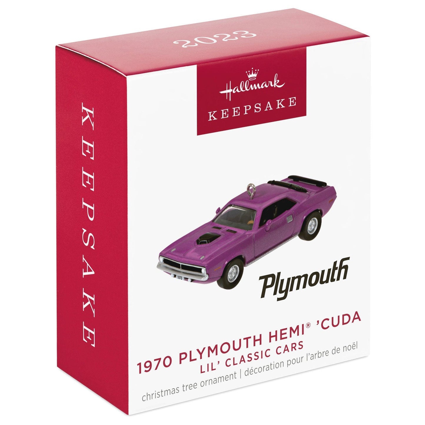 Mini Lil Classic Cars 1970 Plymouth Hemi Cuda #6, 2023 Keepsake Ornament