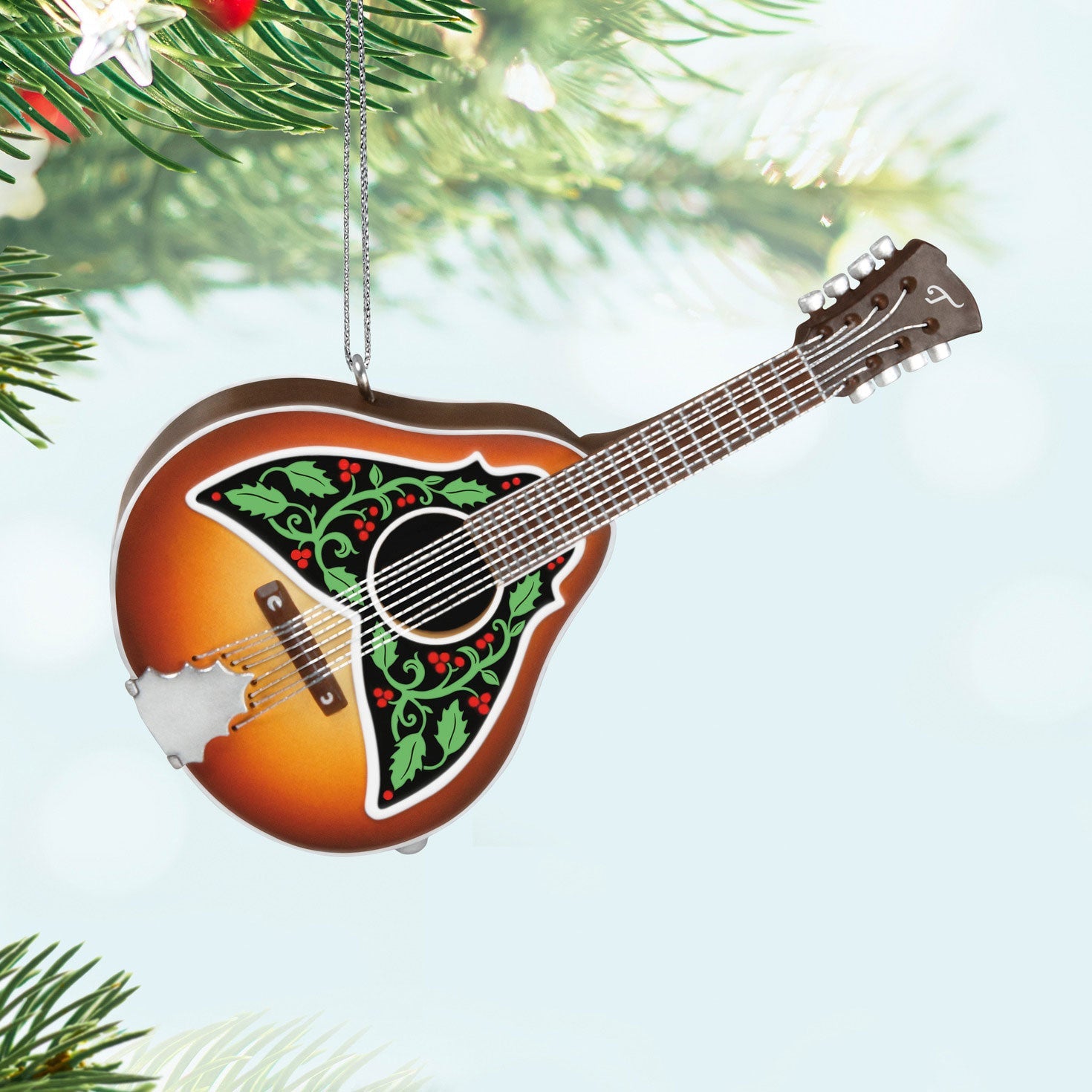 Mini Merry Mandolin Musical 2024 Keepsake Ornament, 1.31"