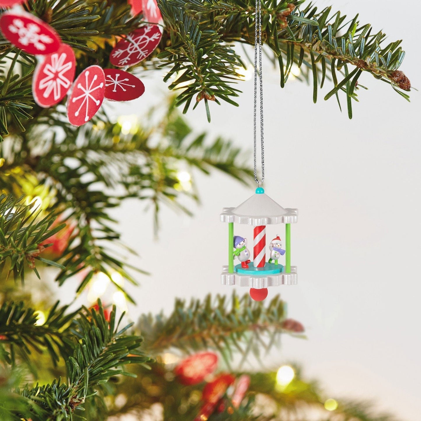 Mini Spinning Snowmen, 2023 Keepsake Ornament