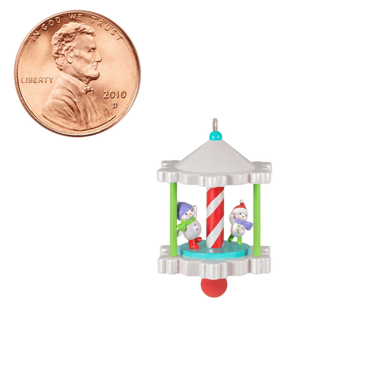 Mini Spinning Snowmen, 2023 Keepsake Ornament
