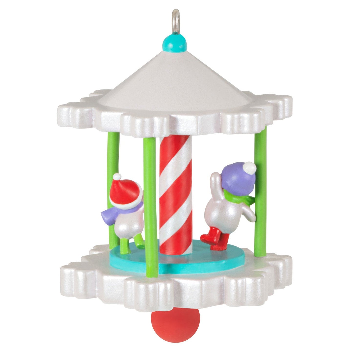 Mini Spinning Snowmen, 2023 Keepsake Ornament