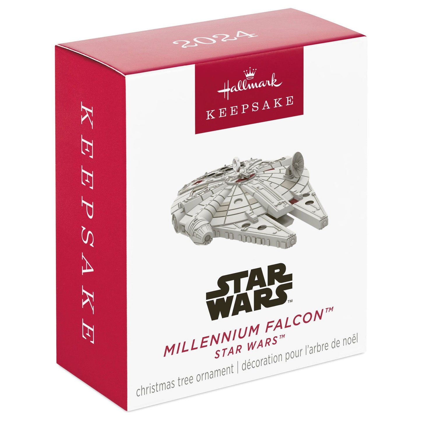 Mini Star Wars Millennium Falcon 2024 Keepsake Ornament, 0.43"