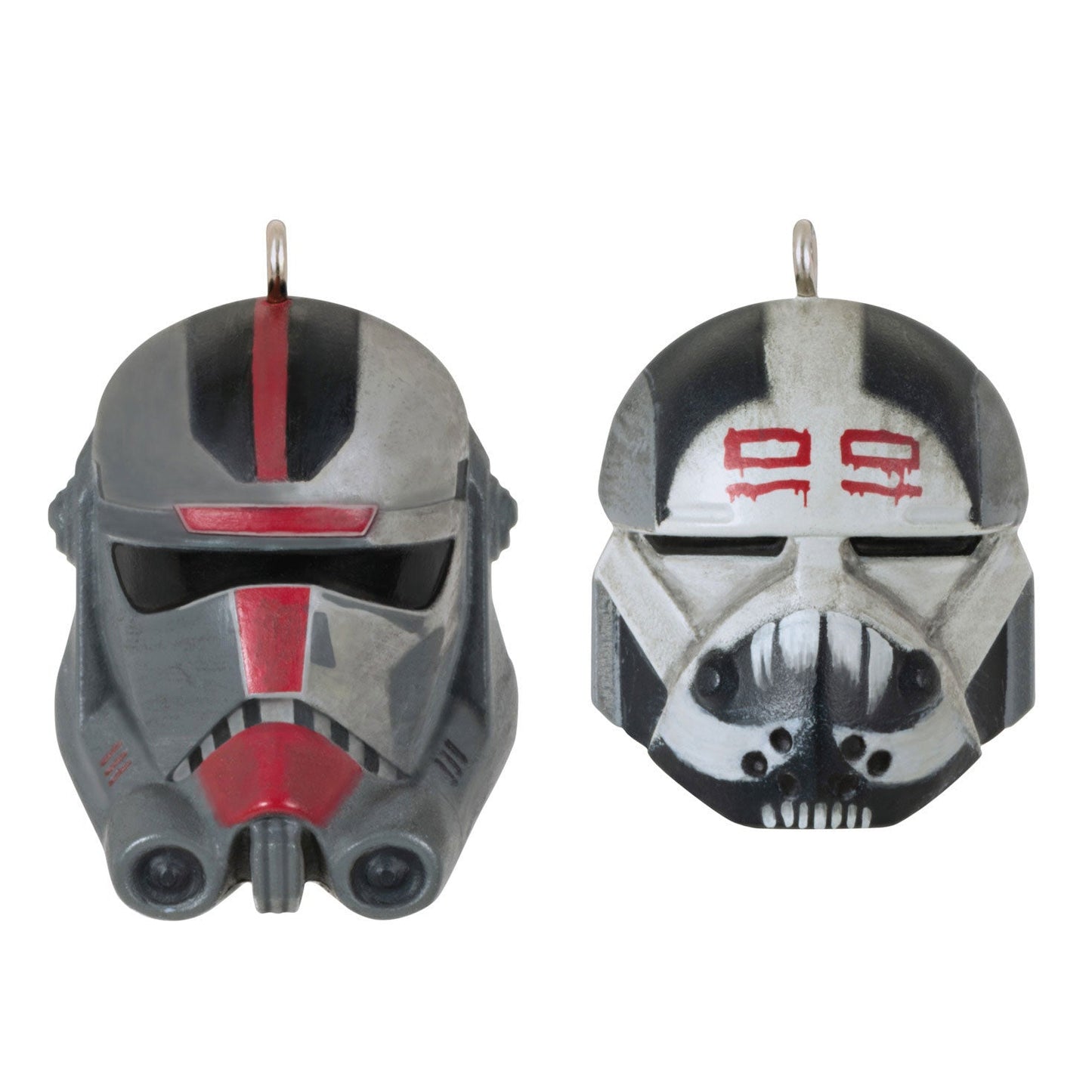 Mini Star Wars: The Bad Batch Hunter and Wrecker, 2023 Keepsake Ornaments, Set of 2