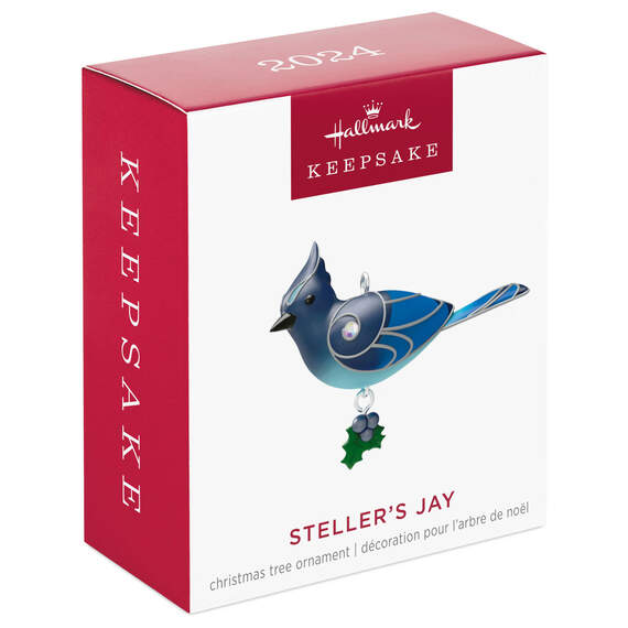 Mini Steller's Jay 2024 Keepsake Ornament, 0.78"
