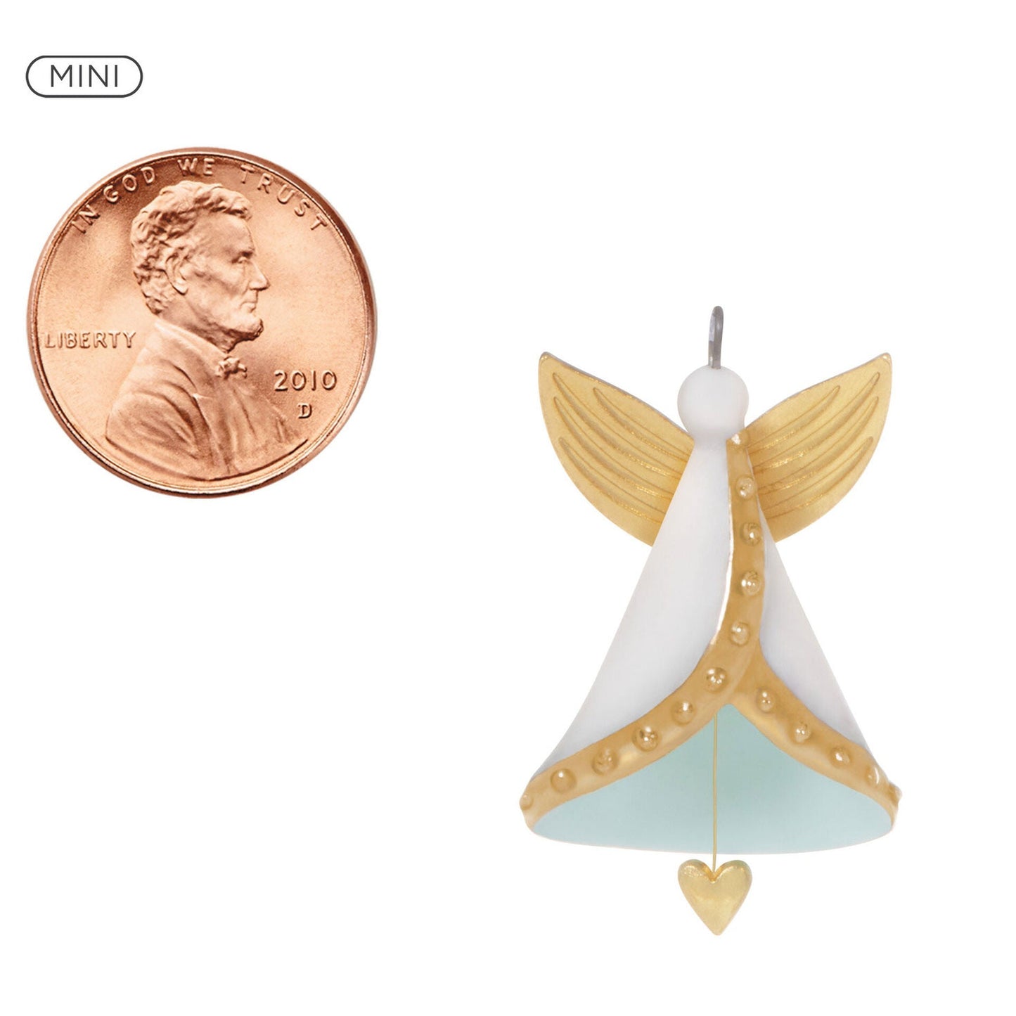 Mini Tiny Angel, 1.125", Porcelain, 2023 Keepsake Ornament