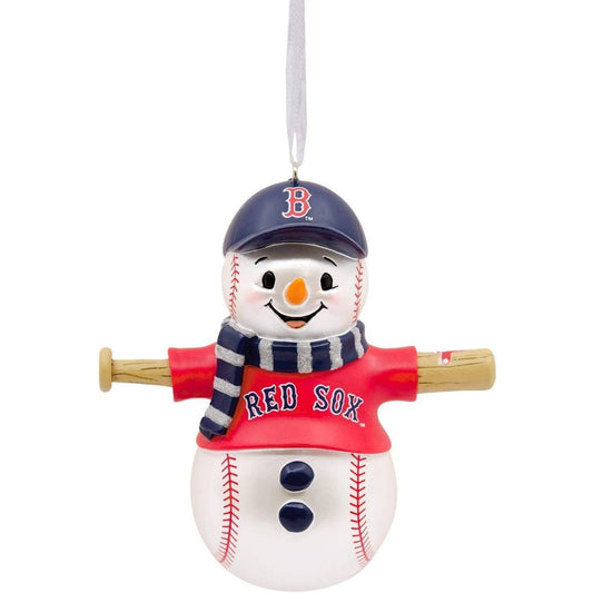 MLB Boston Red Sox Snowman Ornament