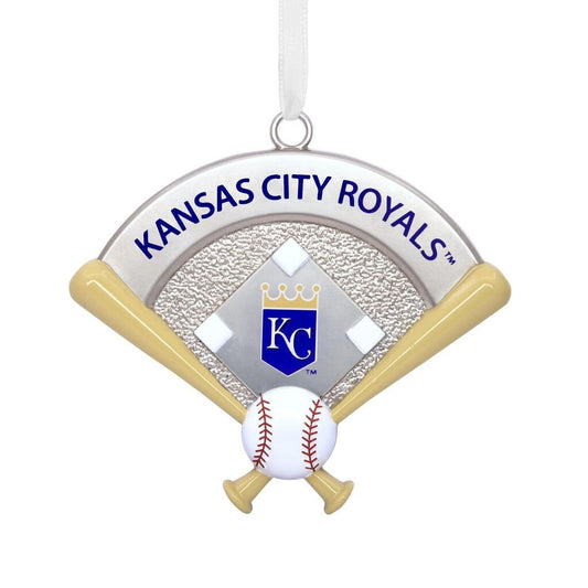 MLB Kansas City Royals Home Plate Metal Hallmark Ornament