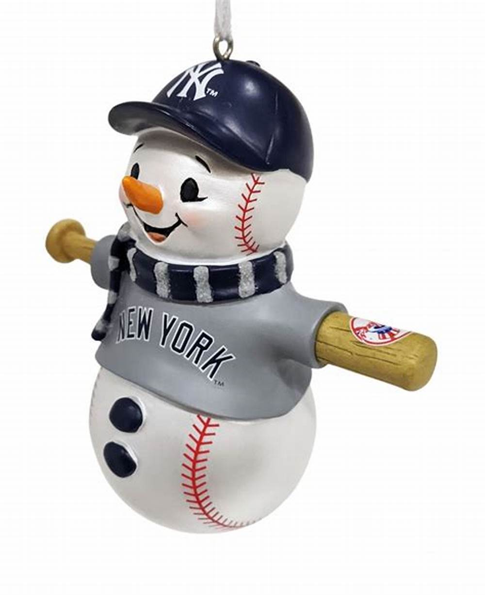 MLB New York Yankees Snowman Ornament