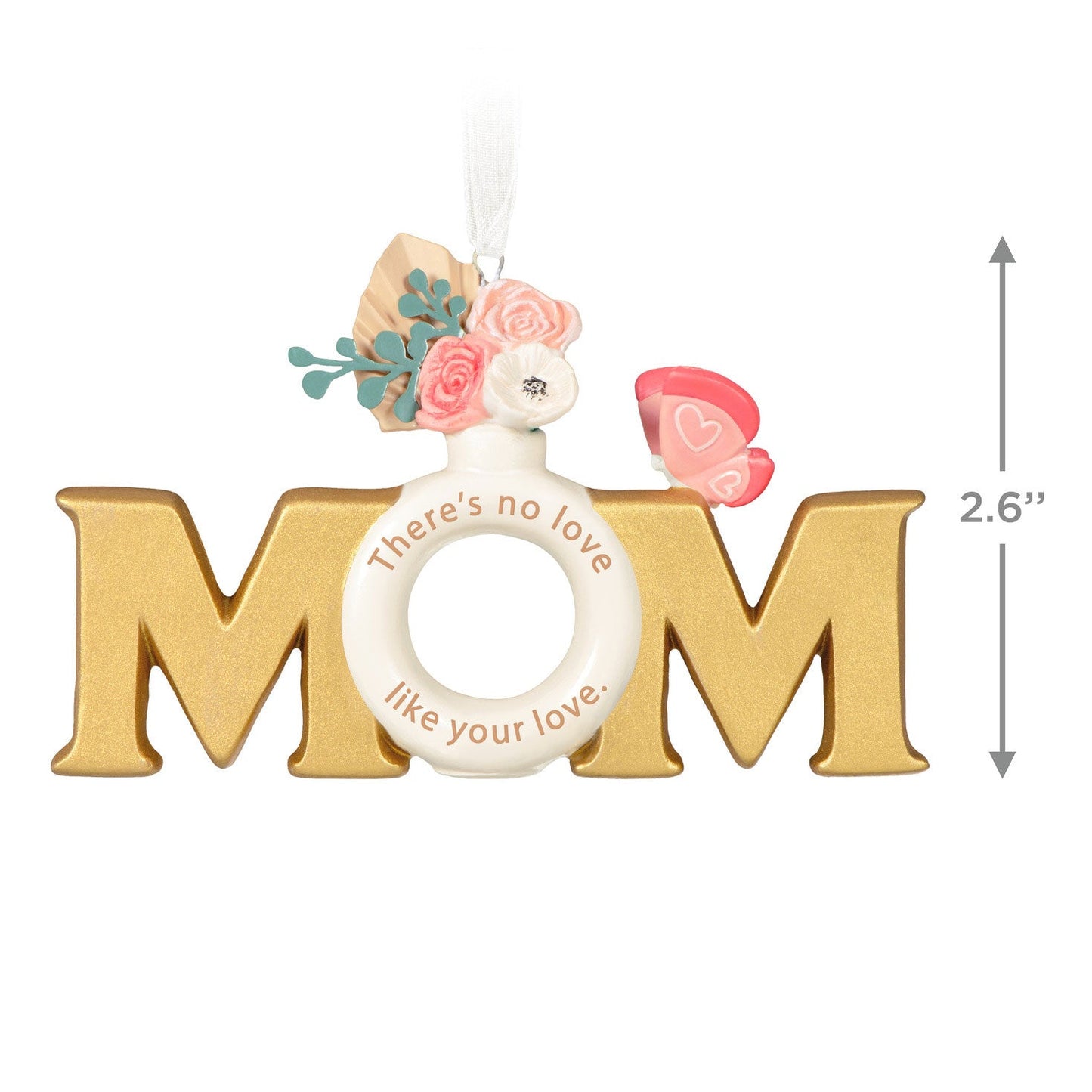 Mom's Love Porcelain 2024 Keepsake Ornament