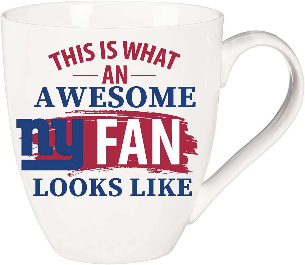 New York Giants, Ceramic Cup O'Java Gift Set, 17oz