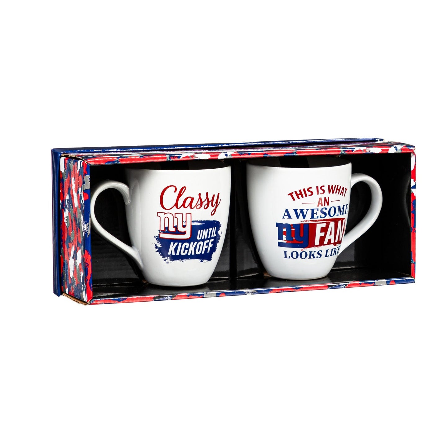 New York Giants, Ceramic Cup O'Java Gift Set, 17oz