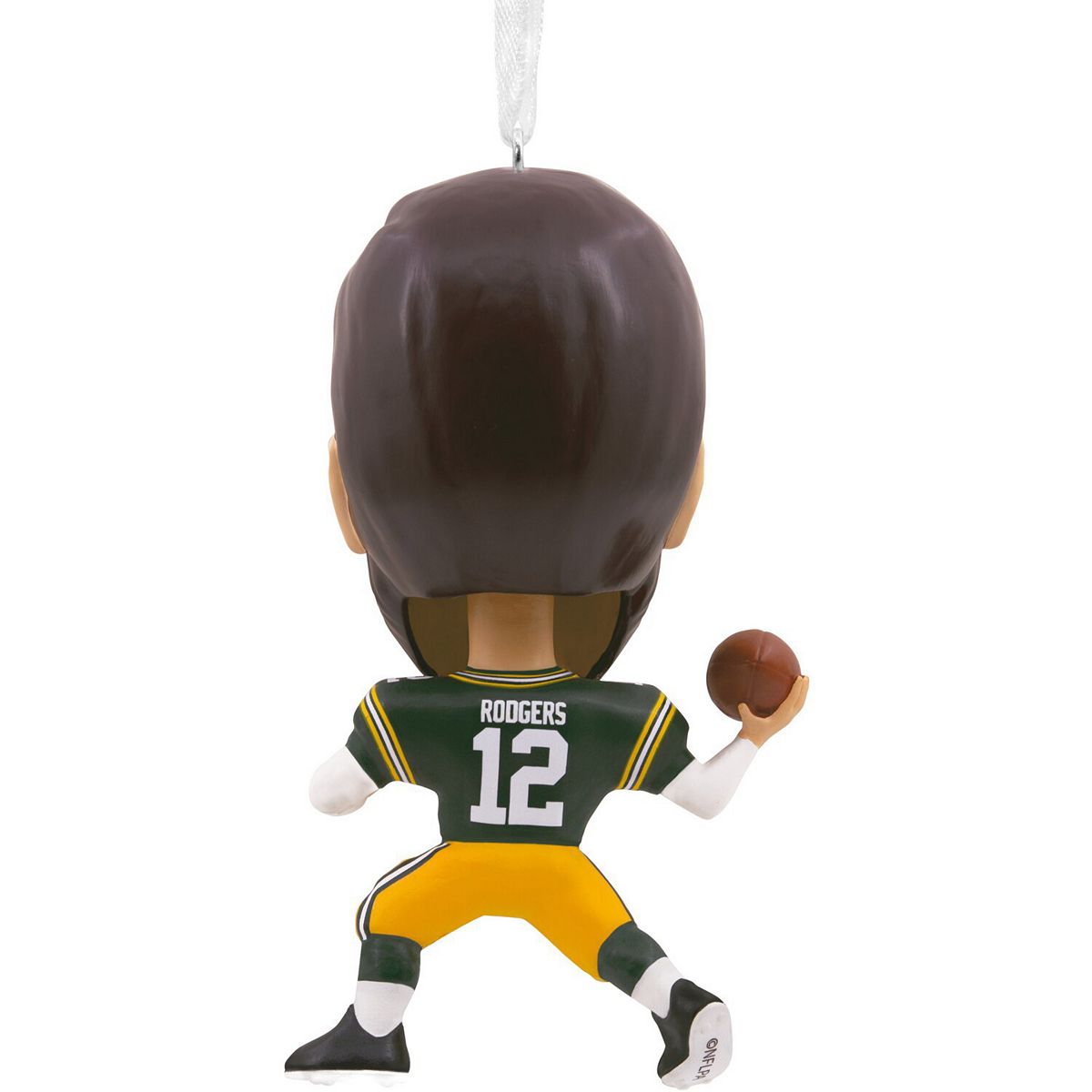NFL Aaron Rodgers Green Bay Packers Bouncing Buddy Ornament