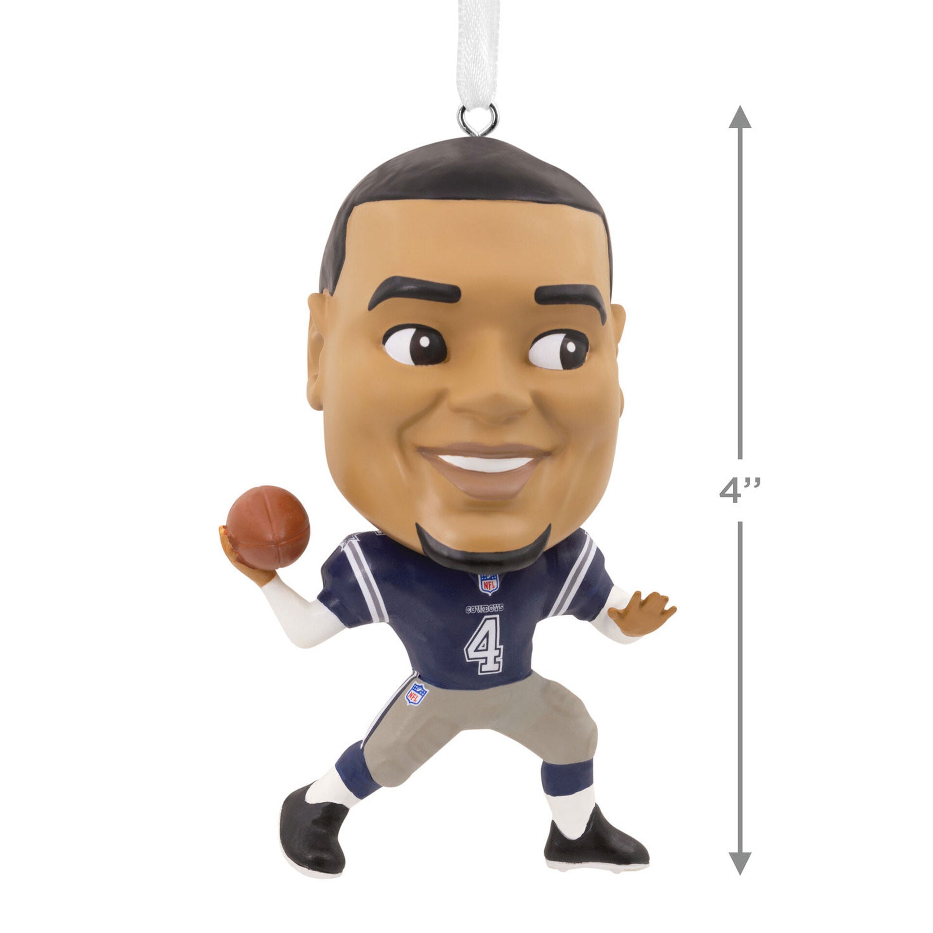 NFL Dak Prescott Dallas Cowboys Bouncing Buddy Ornament