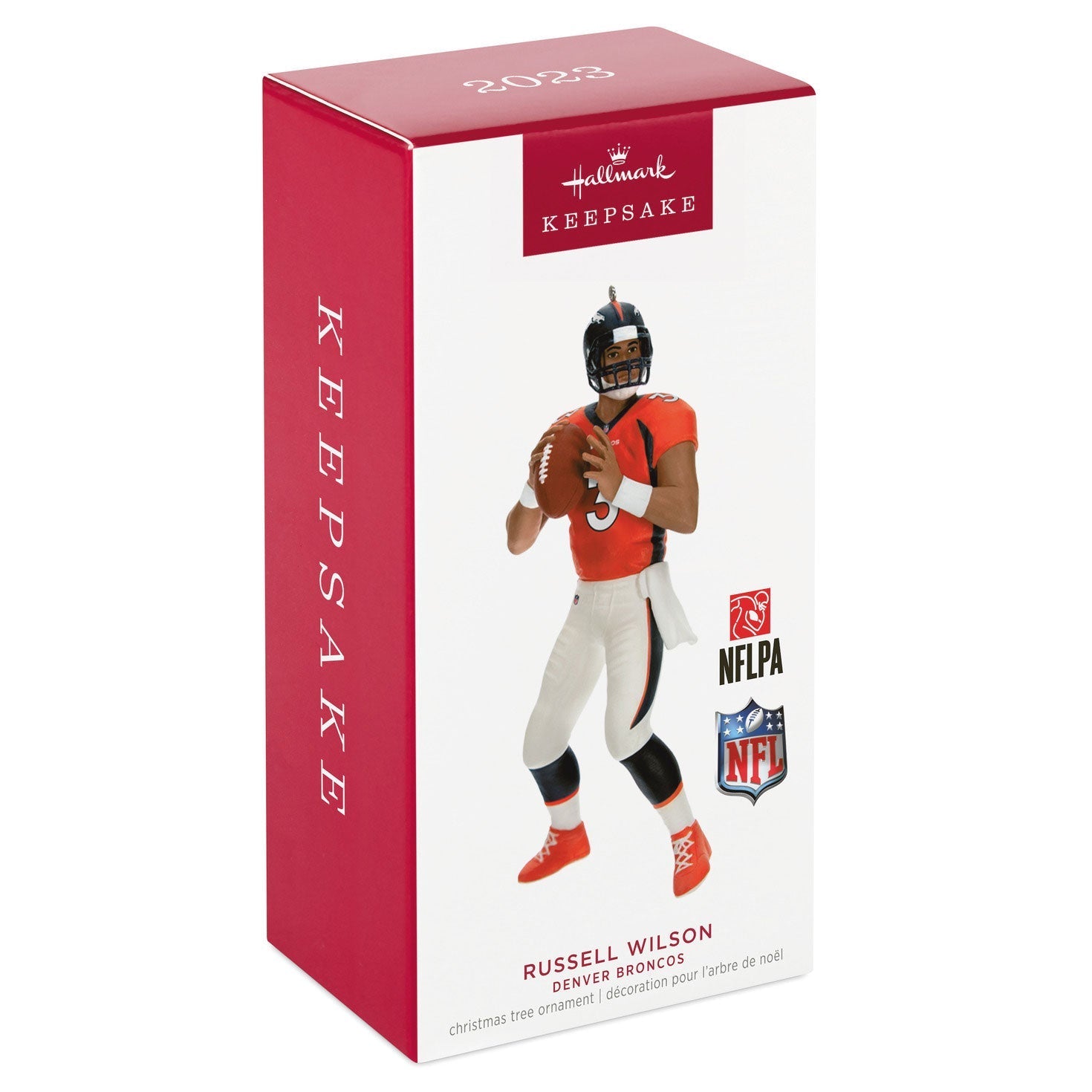 NFL Denver Broncos Russell Wilson, 2023 Keepsake Ornament