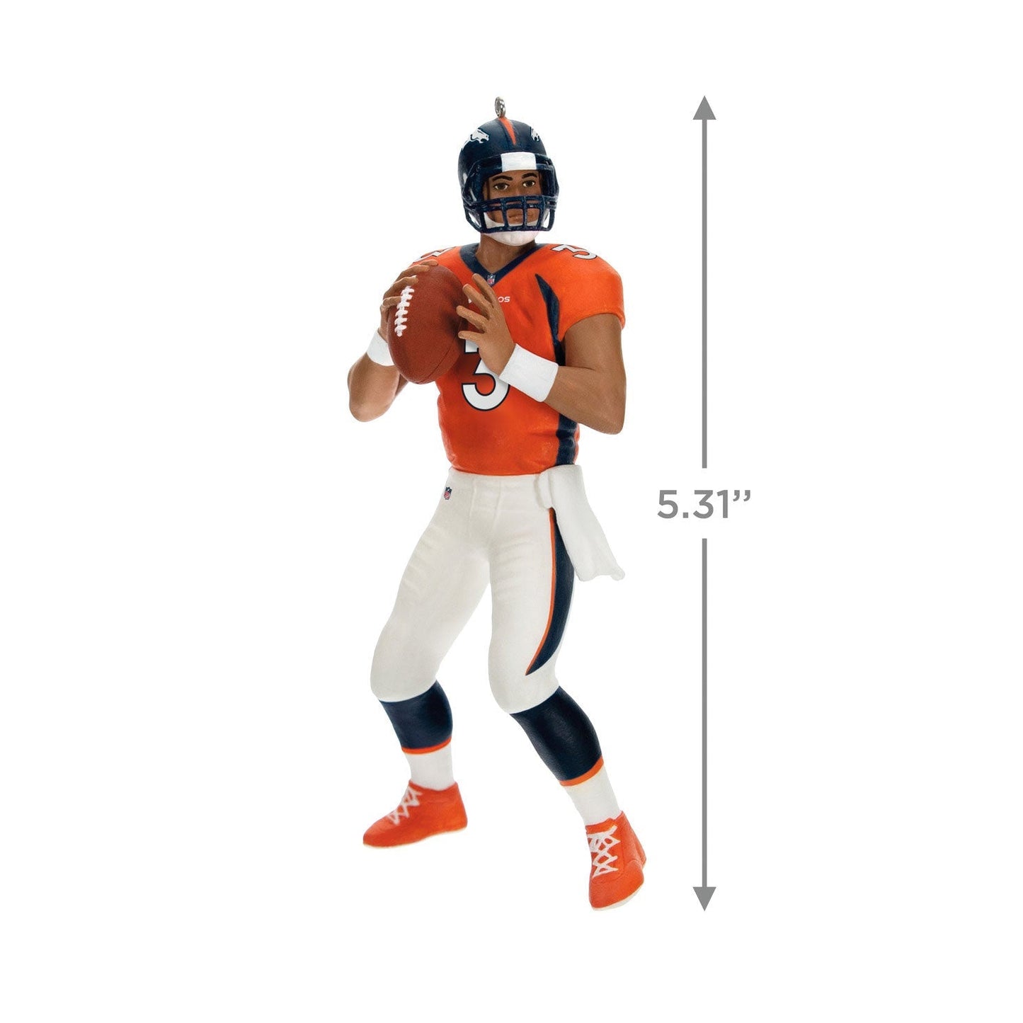 NFL Denver Broncos Russell Wilson, 2023 Keepsake Ornament