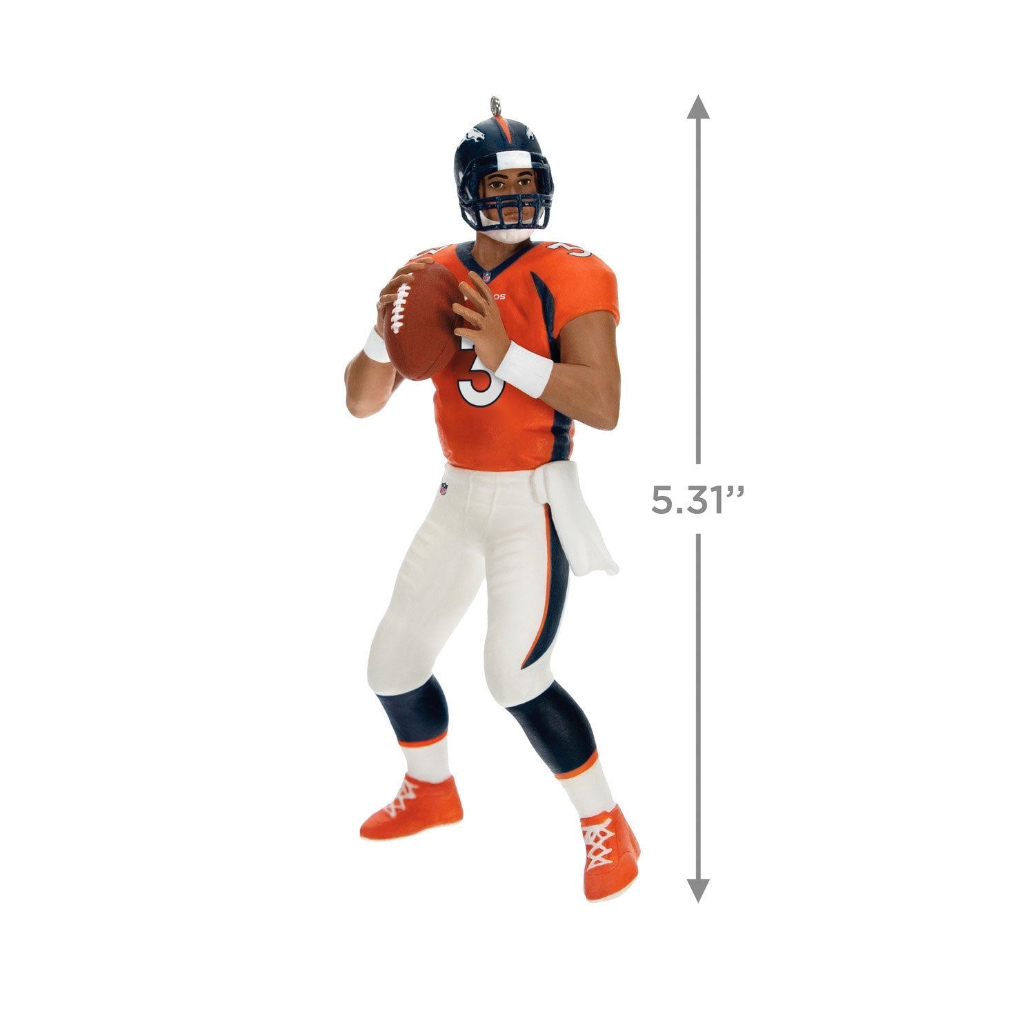 NFL Denver Broncos Russell Wilson, 2023 Keepsake Ornament