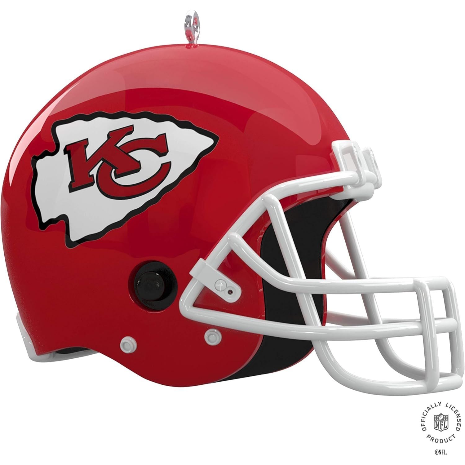 NFL Kansas City Chiefs Helmet With Sound Keepsake Ornament