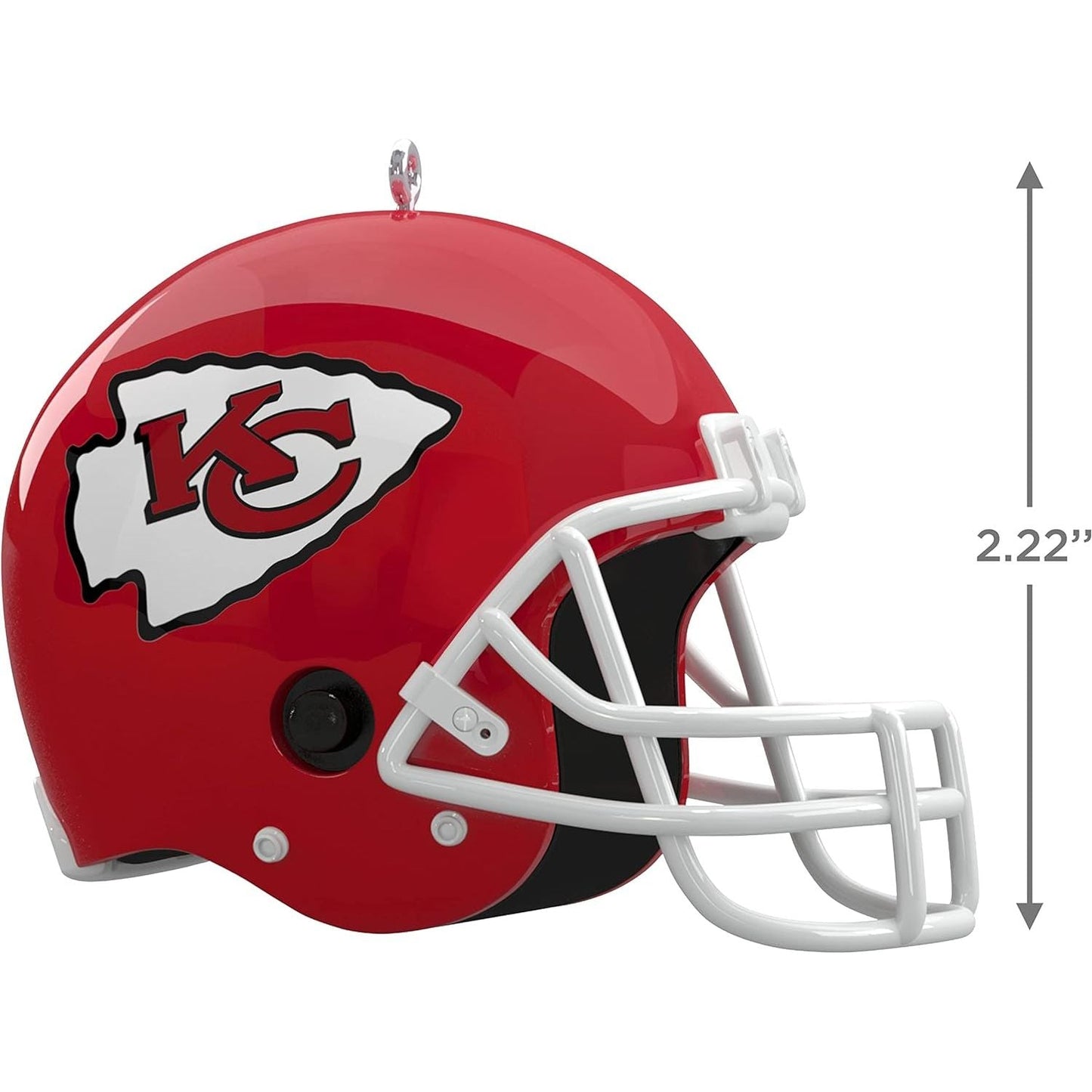 NFL Kansas City Chiefs Helmet With Sound Keepsake Ornament