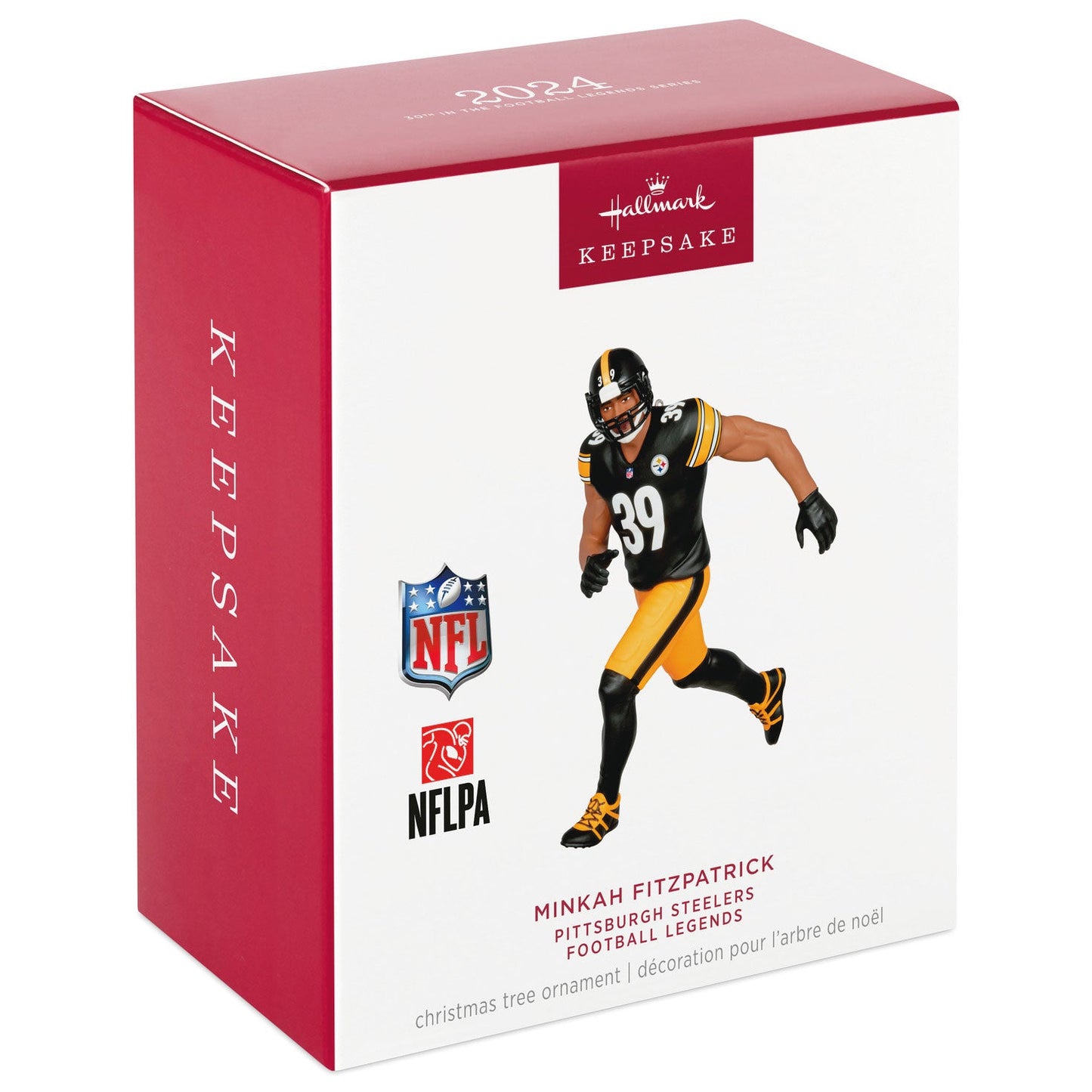 NFL Pittsburg Steelers Minkah Fitzpatrick Football Legends 2024 Keepsake Ornament