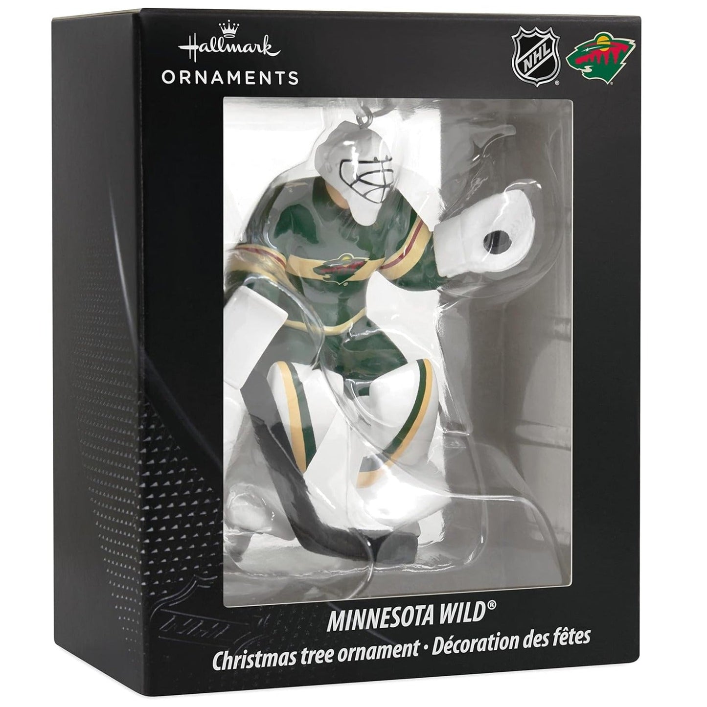 NHL Minnesota Wild Goalie Figural Ornament