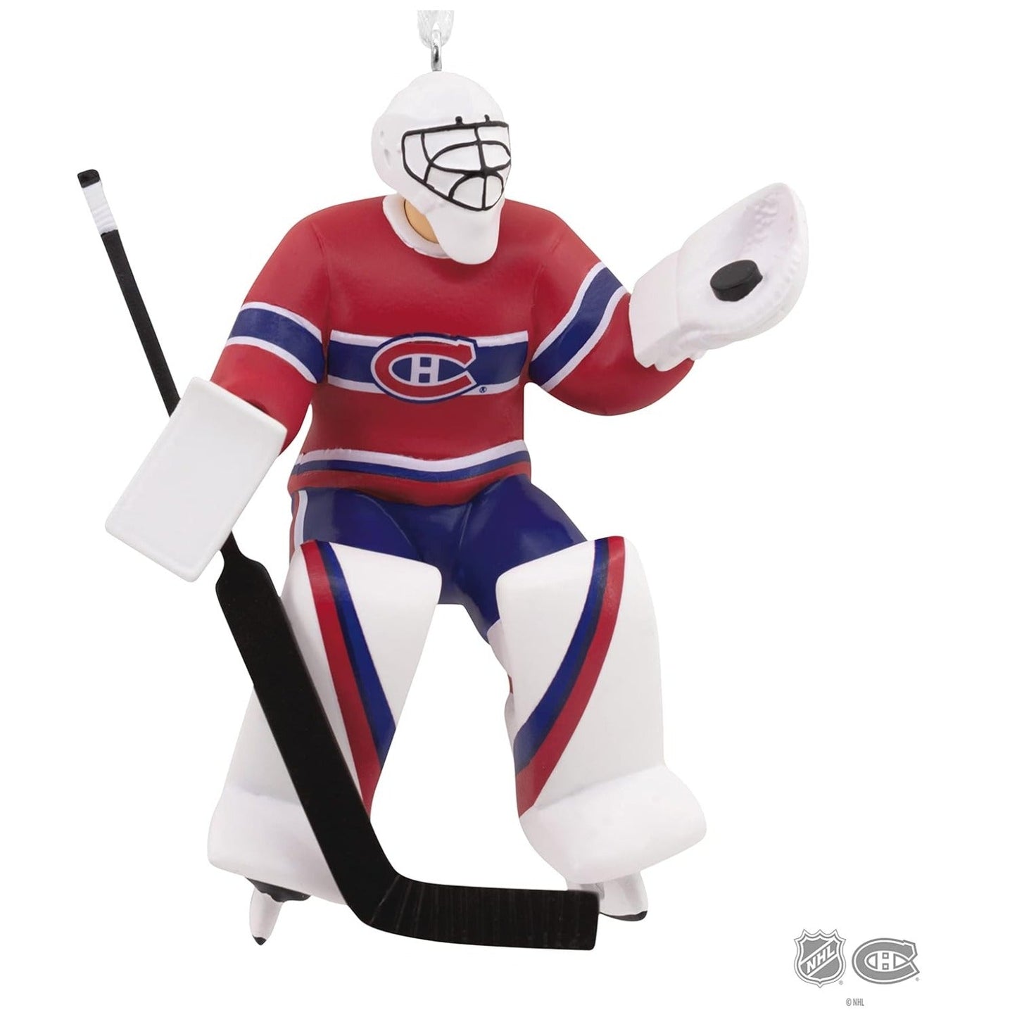 NHL Montreal Canadiens Goalie Figural Ornament