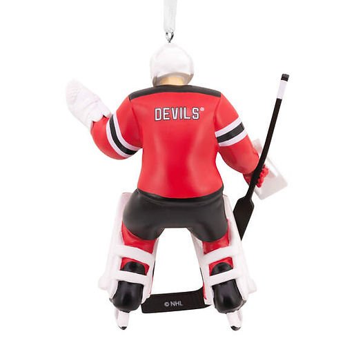 NHL New Jersey Devils Goalie Ornament