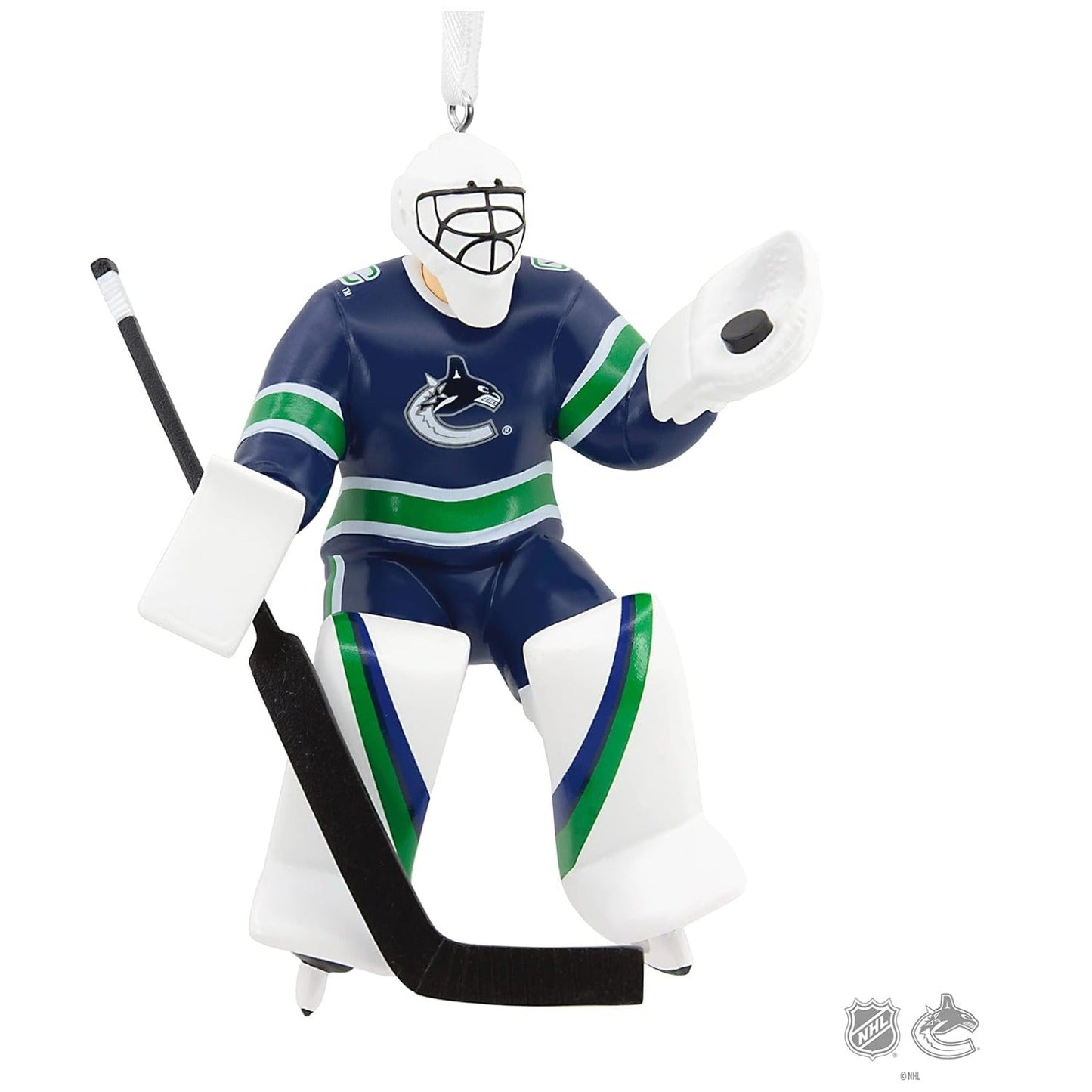 NHL Vancouver Canucks Goalie Figural Ornament