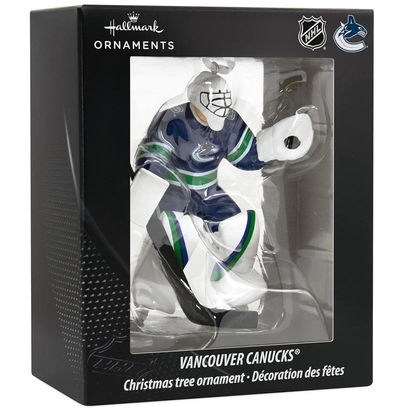 NHL Vancouver Canucks Goalie Figural Ornament