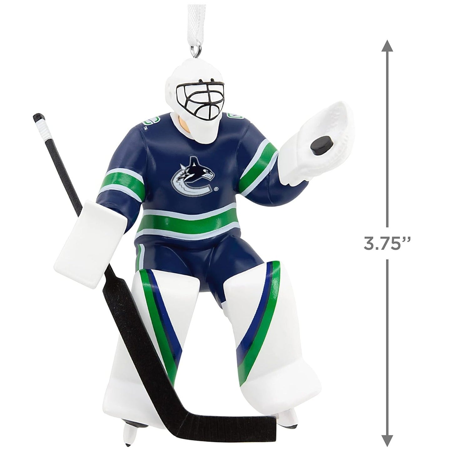 NHL Vancouver Canucks Goalie Figural Ornament