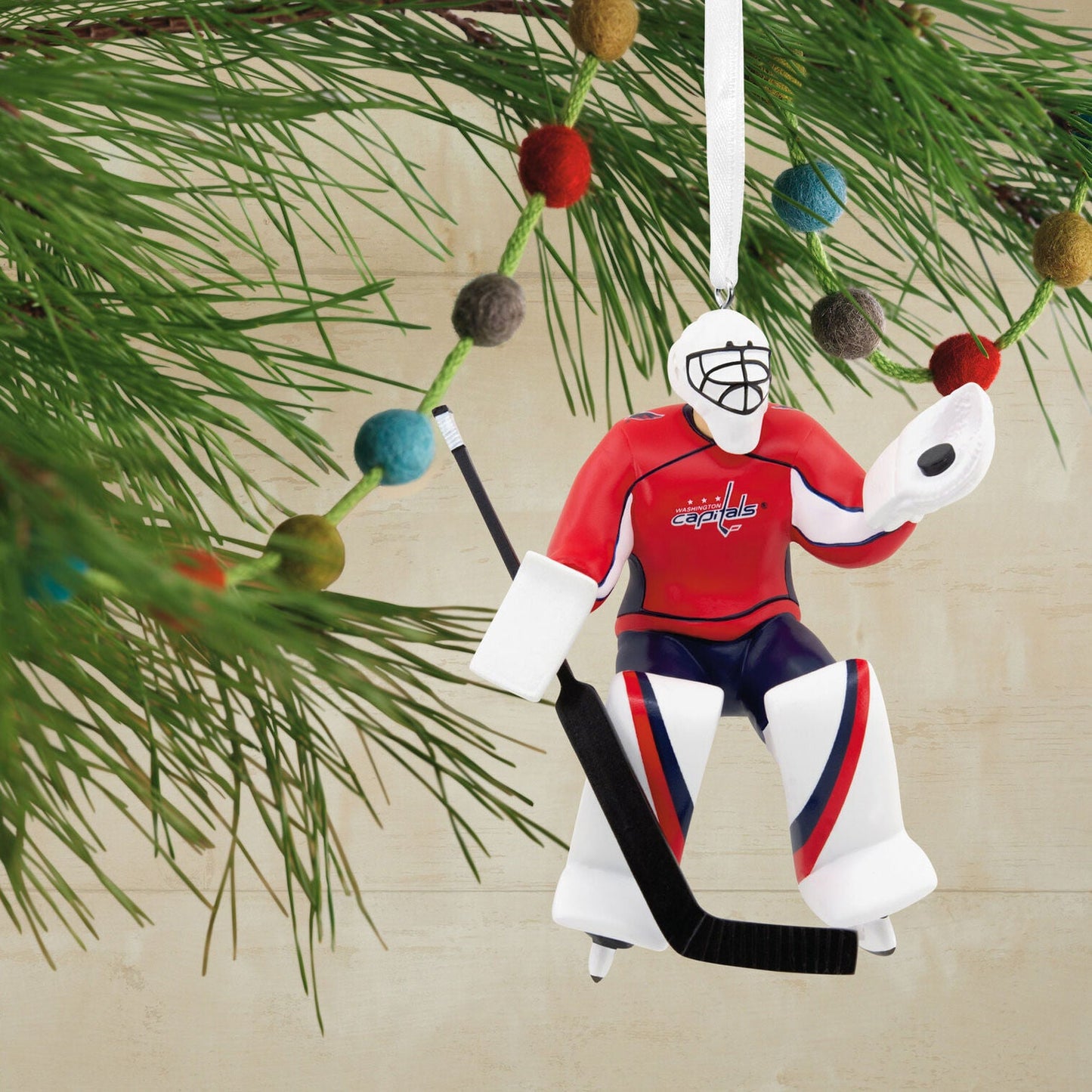 NHL Washington Capitals Goalie Ornament