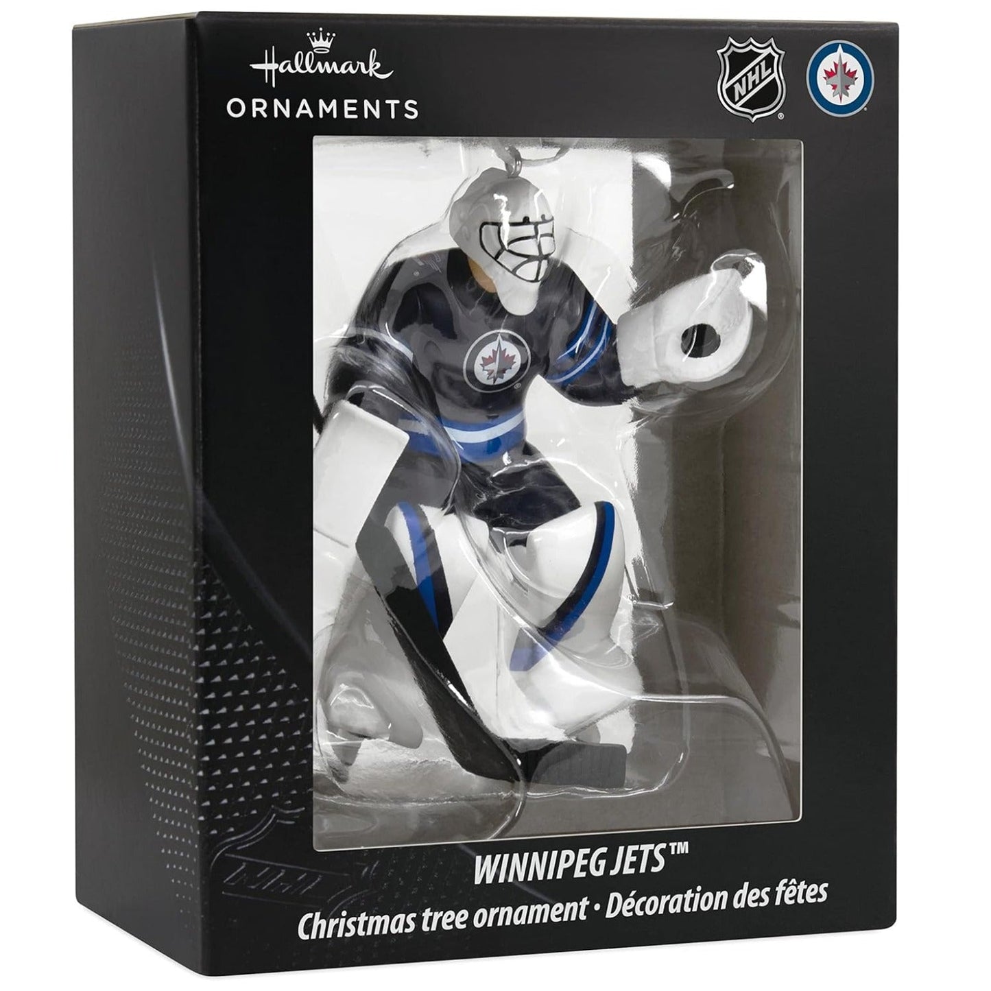NHL Winnipeg Jets Goalie Figural Ornament