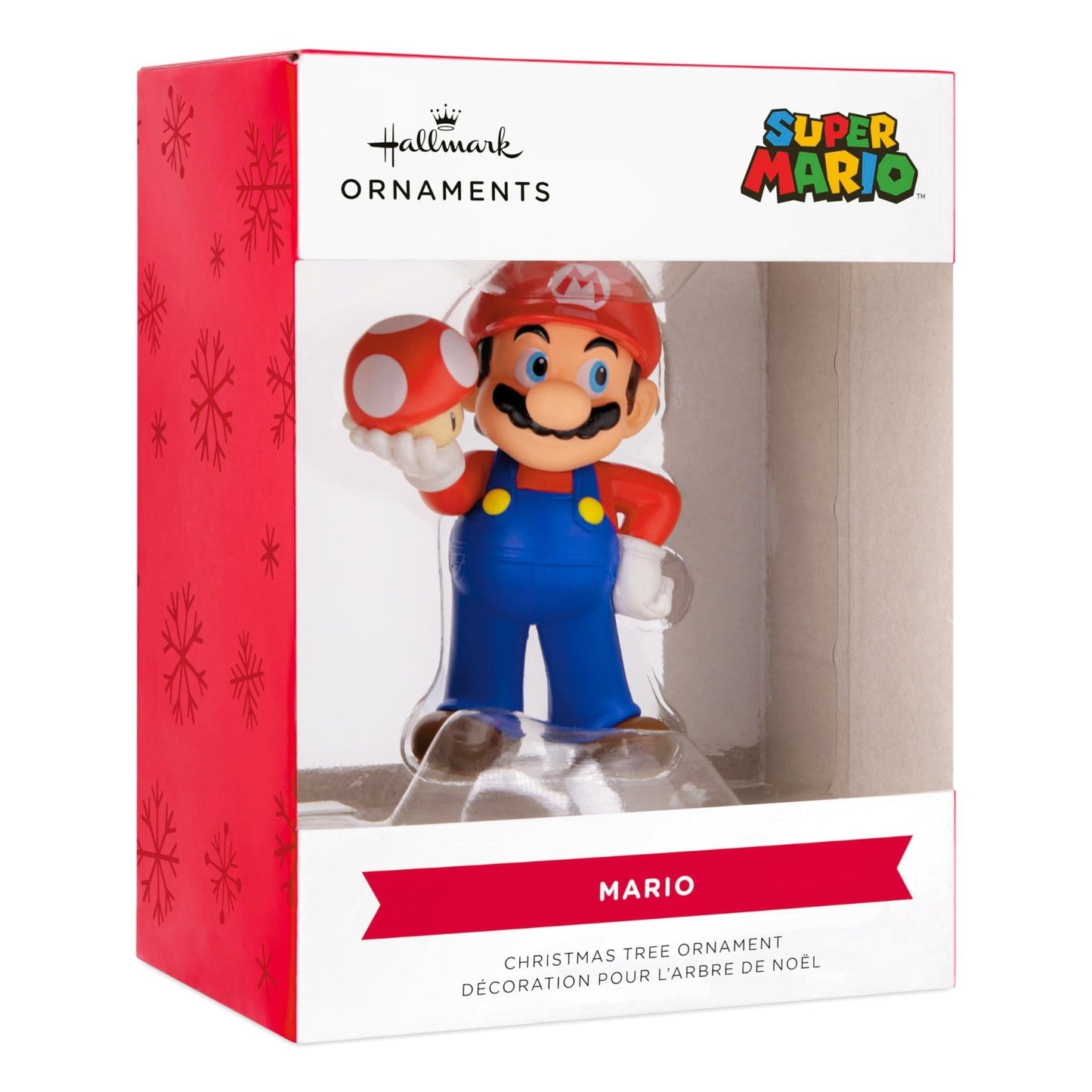 Nintendo Super Mario with Super Mushroom Hallmark Ornament